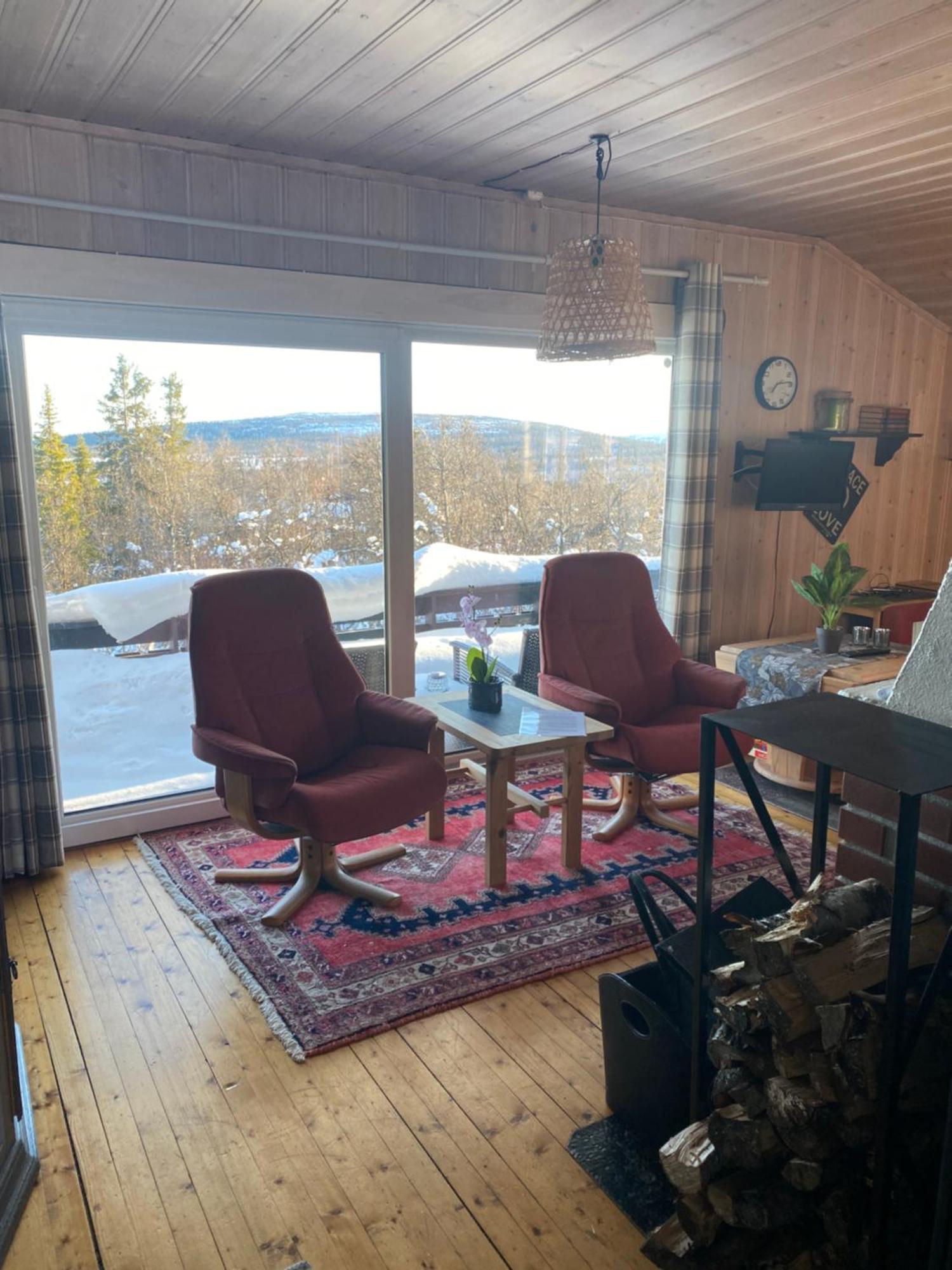 Cabin In The Mountain, Outstanding View & Solar Energy Vollen Exterior foto